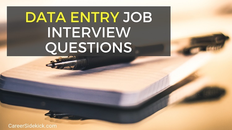data entry job interview questions and answer examples